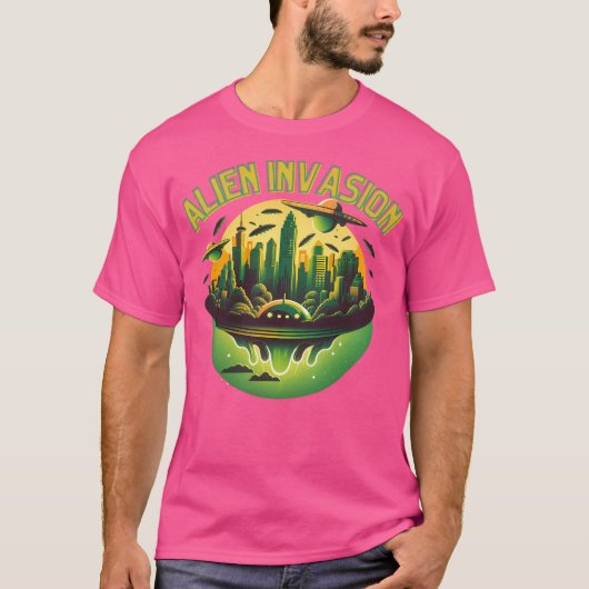 Wereld Ufo Dag T-shirt (Voorkant)