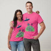 Wereld Ufo Dag T-shirt (Unisex)