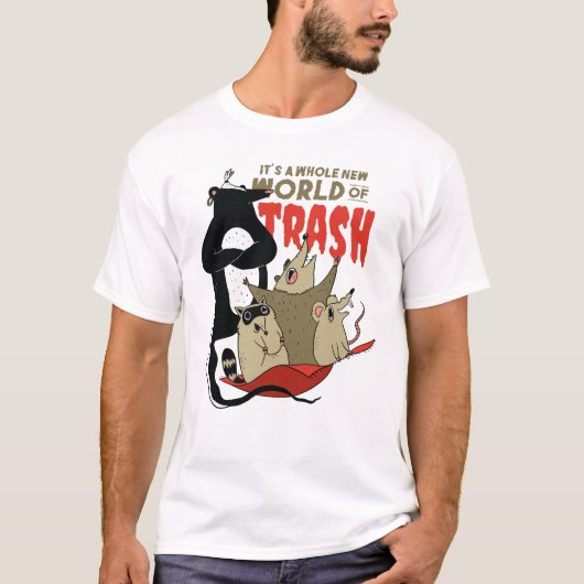 wereld van afval t-shirt (Voorkant)