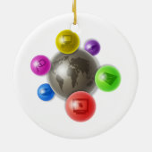 Wereld van Computers Keramisch Ornament (Achterkant)