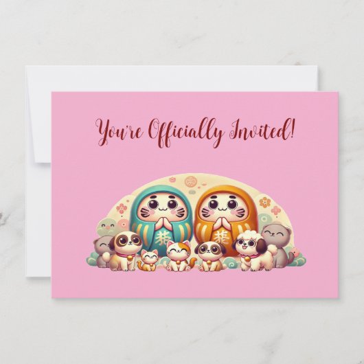 Wereld van Daruma Kaart (Voorkant)