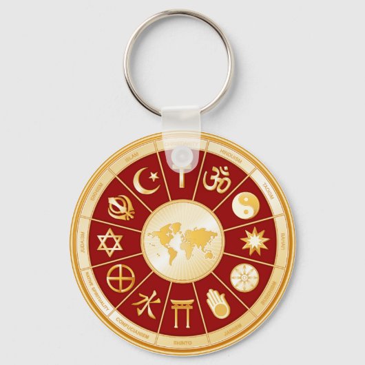 Wereld van de Faith Sleutelhanger (Voorkant)