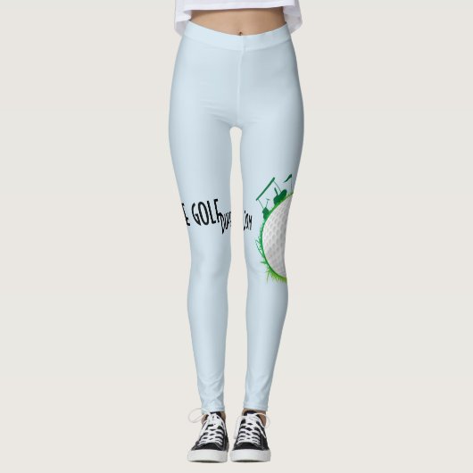 Wereld van de houder van het golfnummer bord. bord leggings (Voorkant)