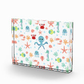 Wereld van de zee patroon fotoblokken (Rechts)