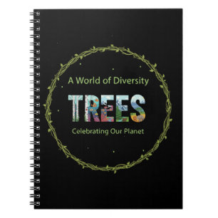 Wereld van Diversiteit BOMEN Vier onze planeet Notitieboek