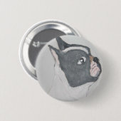 wereld van eric dogs land ronde button 5,7 cm (Voorkant /achterkant)