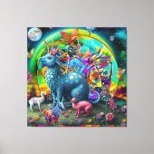 Wereld van Fantasie Canvas Afdruk (Voorkant)