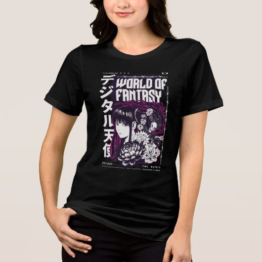 Wereld Van Fantasie Tri-Blend Shirt (Voorkant)