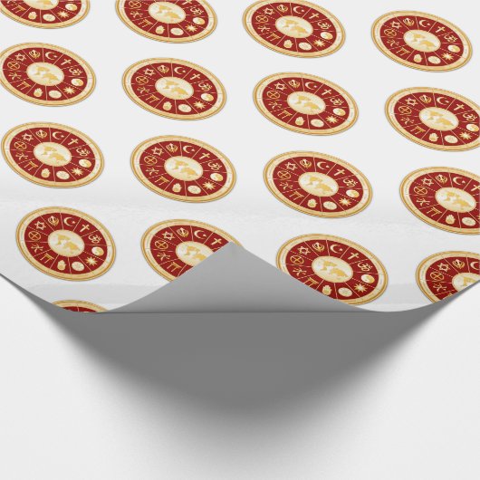 Wereld van geloof cadeaupapier (Hoek)