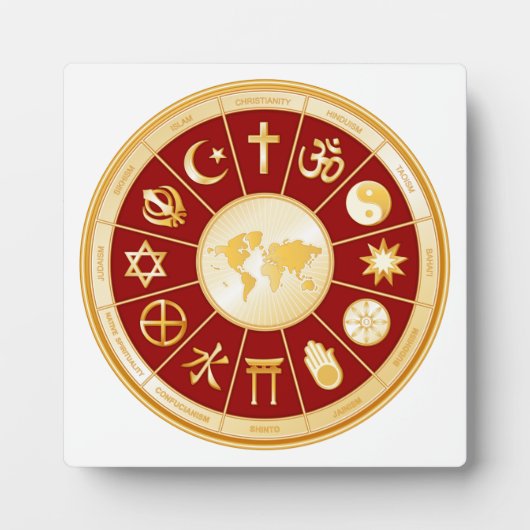 Wereld van geloof fotoplaat (Voorkant)