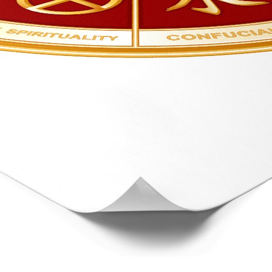 Wereld van geloof poster (Hoek)