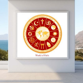 Wereld van geloof poster