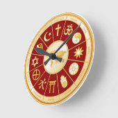 Wereld van geloof ronde klok (Hoek)