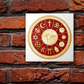 Wereld van geloof tegeltje