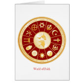 Wereld van Geloof Wenskaart 5" x 7" (Voorkant)