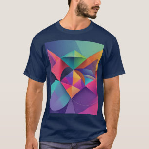 Wereld van geometrische vormen t-shirt