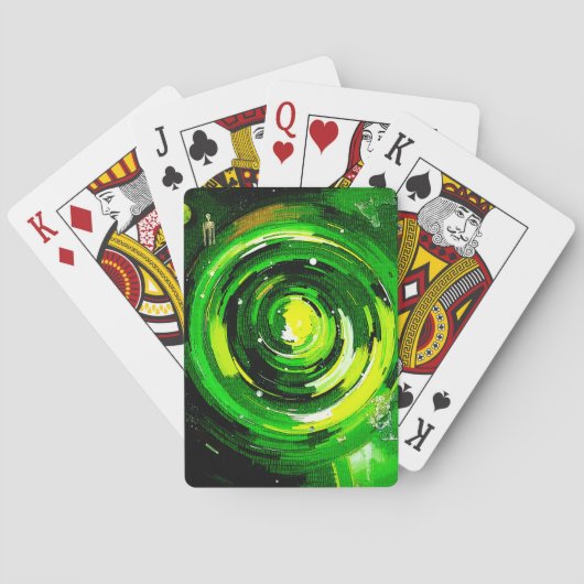 Wereld van Groen Pokerkaarten (Achterkant)