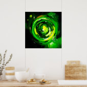 Wereld van Groen Poster (Keuken)