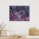 WERELD VAN HARTEN II POSTER (Keuken)