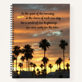 Wereld van het Nieuwe Begin Inspirerend Notitieboek