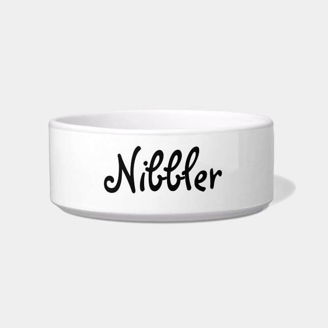 wereld van hondenwoorden voedsel en drink kom (Voorkant)