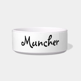 wereld van hondenwoorden voedsel en drink kom