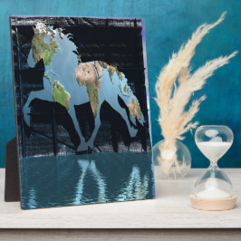 Wereld van IJslandse paarden Fotoplaat