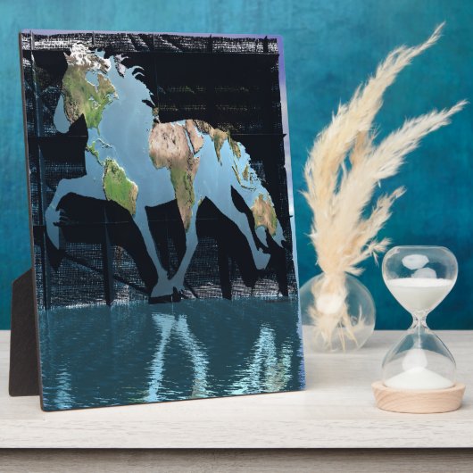 Wereld van IJslandse paarden Fotoplaat (Zijkant)