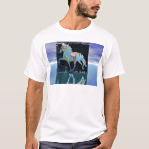 Wereld van IJslandse paarden T-shirt