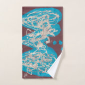 Wereld van liefde badhanddoekenset bad handdoek (Handdoek)