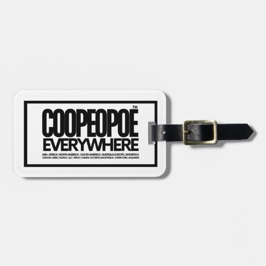 WERELD van ons Bagagelabel (Voorkant horizontaal)