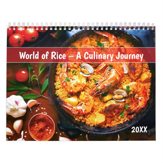 Wereld van Rijst – Een Culinaire Reis Kalender (Hoes)