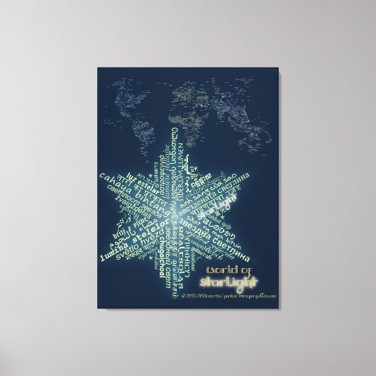 Wereld van Starlight Canvas (Voorkant)