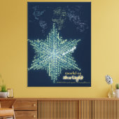 Wereld van Starlight Canvas Afdruk (Insitu (Woonkamer))