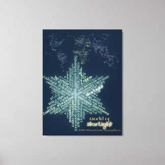 Wereld van Starlight Canvas Afdruk