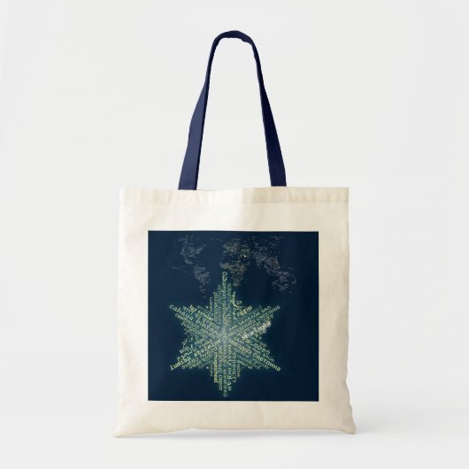 Wereld van Starlight Canvas tas (Voorkant)