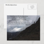 Wereld van vragen briefkaart (Voorkant / Achterkant)