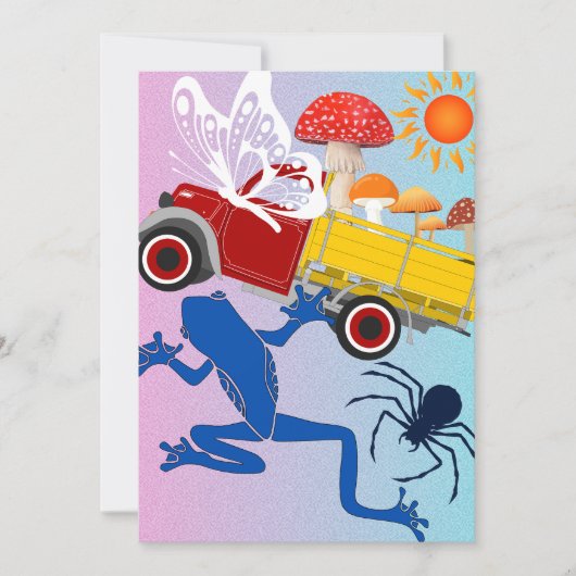 Wereld van wonderen kaart (Voorkant)