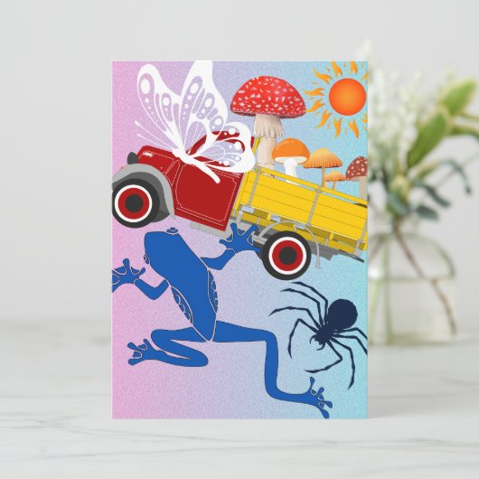 Wereld van wonderen kaart (Staand voorkant)