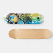 Wereld vectordek skateboard (Horizontaal)