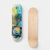 Wereld vectordek skateboard (Voorkant)