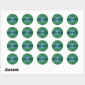 Wereld Vrede begint met innerlijke Vrede Sticker B (Vel)