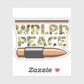 Wereld Vrede Militaire camouflage Textuur Sticker (Vel)
