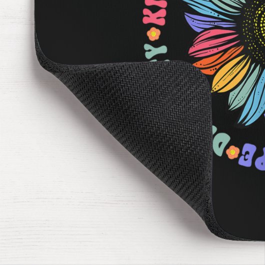 Wereld Vrede Supporter Zonnebloem Bloemen Outfit K Muismat (Hoek)