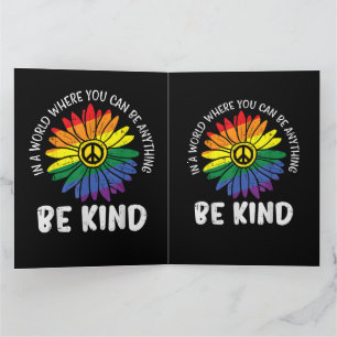 Wereld Vriendelijke Regenboog Bedankkaart