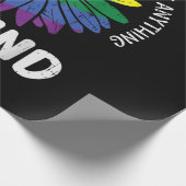 Wereld Vriendelijke Regenboog Cadeaupapier (Hoek)