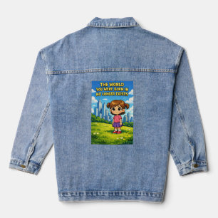 Wereld Waar Je Geboren Bent Bestaat Niet Meer Cart Denim Jacket