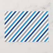 Wereld wacht op Baby shower luier Raffle Kaart (Achterkant)