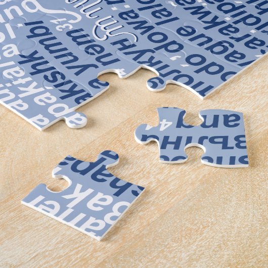 Wereld Wave Puzzel (Zijkant)