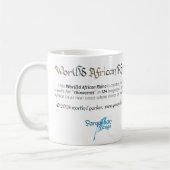 Wereld Wereld Afrikaanse Rhino Mok (Links)